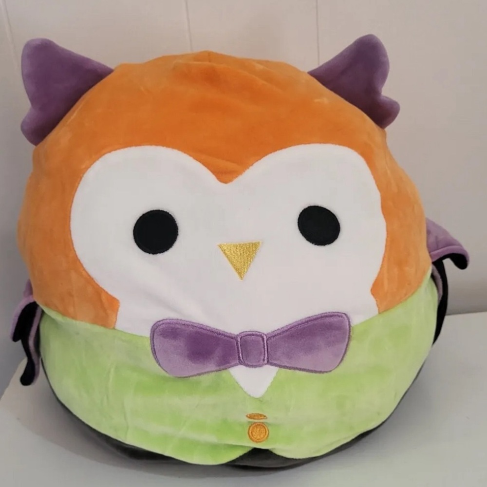 NWT Flip-a-mallow Squishmallows Johan & Ellette Pumpkin And Owl